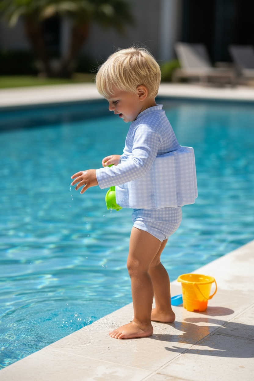 Little Soleil Floatsuit | Beau Long Sleeve