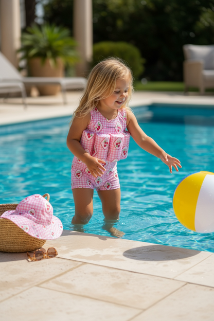 Little Soleil Floatsuit | Poppy Short Sleeve