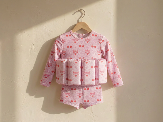 Little Soleil Floatsuit | Poppy Long Sleeve