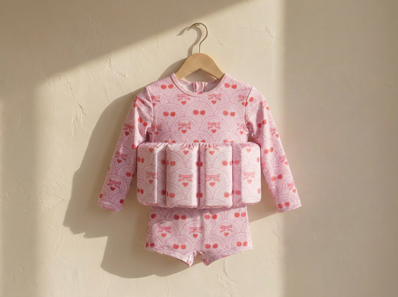 Little Soleil Floatsuit | Poppy Long Sleeve