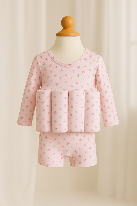 Ditsy Long Sleeve Floatsuit