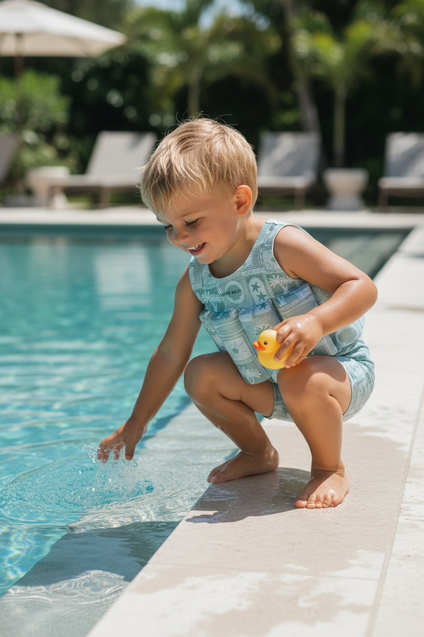 Little Soleil Floatsuit | Ryder Short Sleeve