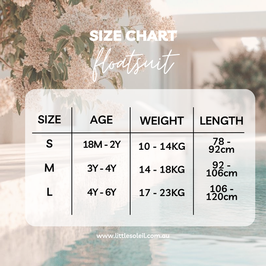 Little Soleil Floatsuit | Blue Cherry Short Sleeve