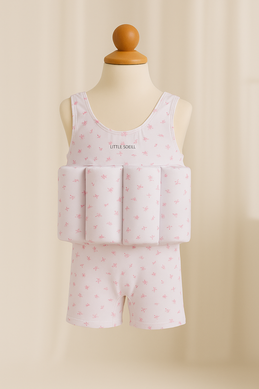 Ditsy Short Sleeve Floatsuit