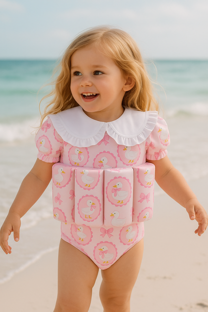 Little Soleil Floatsuit | Daisy Collar