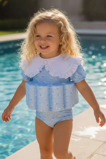 Little Soleil Floatsuit | Lacey Collar