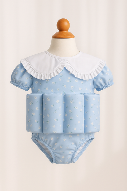 Little Soleil Floatsuit | Lacey Collar