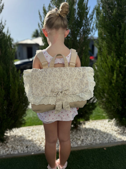 Bebe’ Lottie Waterproof Satchel Backpack