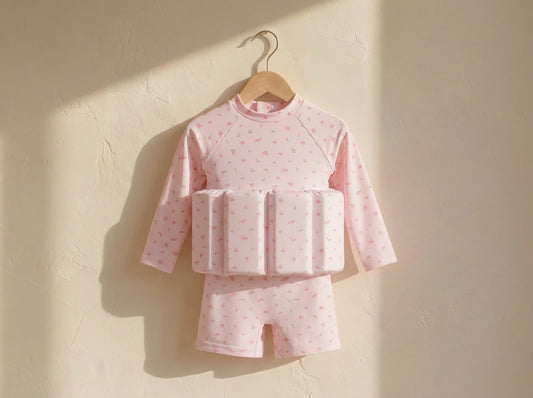 Little Soleil Floatsuit | Ditsy Long Sleeve